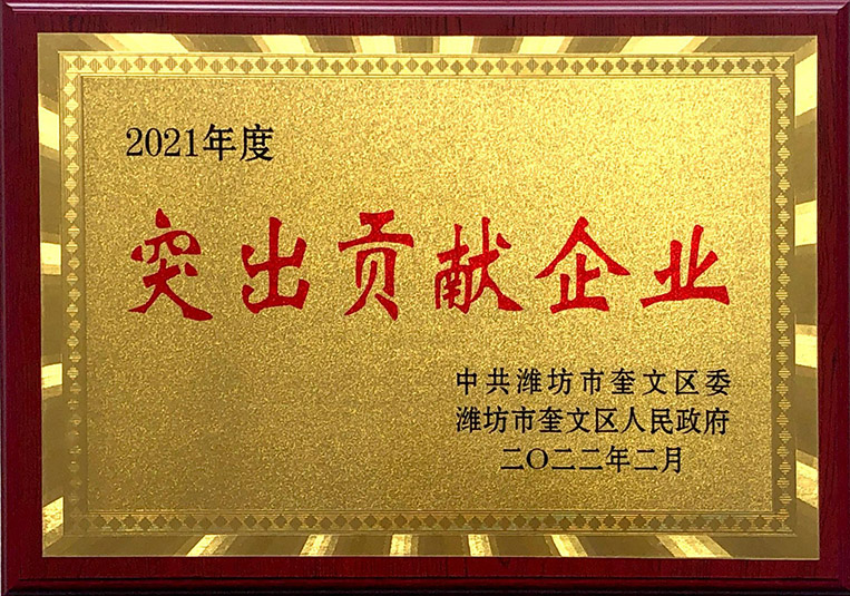 突出貢獻(xiàn)企業(yè)